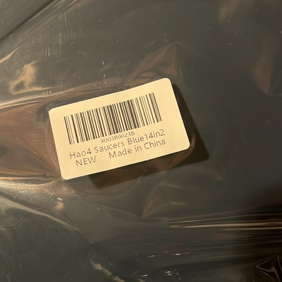 Bleuhome 14 inch Plant Saucer Blue, Heavy Duty Plant Saucer 14 inch - Picture 6 of 7